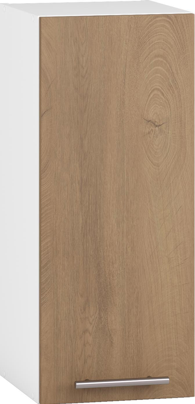 Szafka kuchenna VENTO G-30/72, dąb miodowy, widok z boku.
