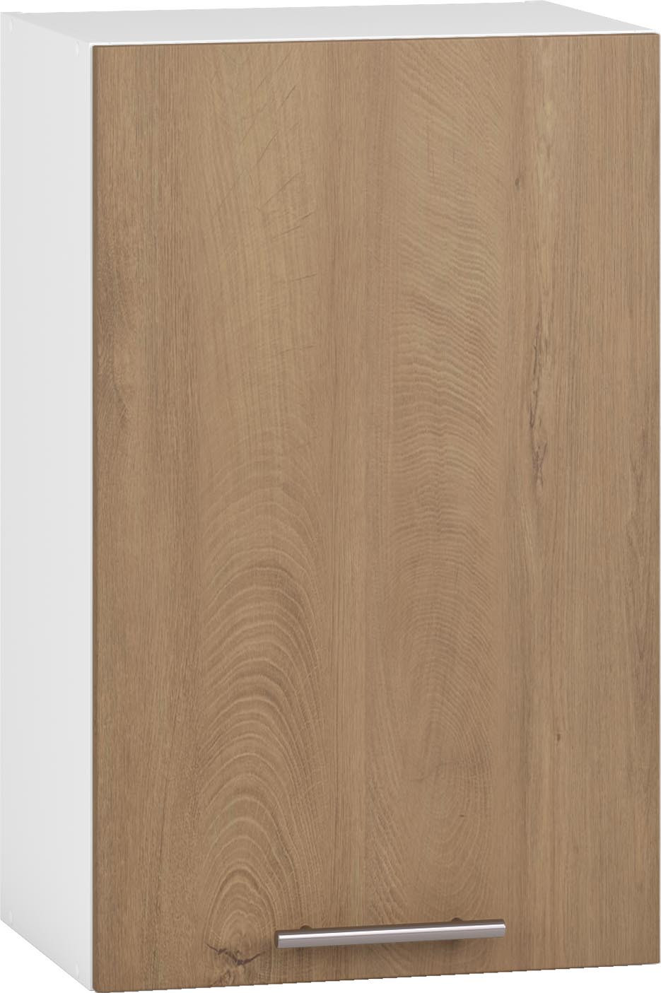 Górna szafka kuchenna VENTO-G-45/72, dąb miodowy, widok z przodu.