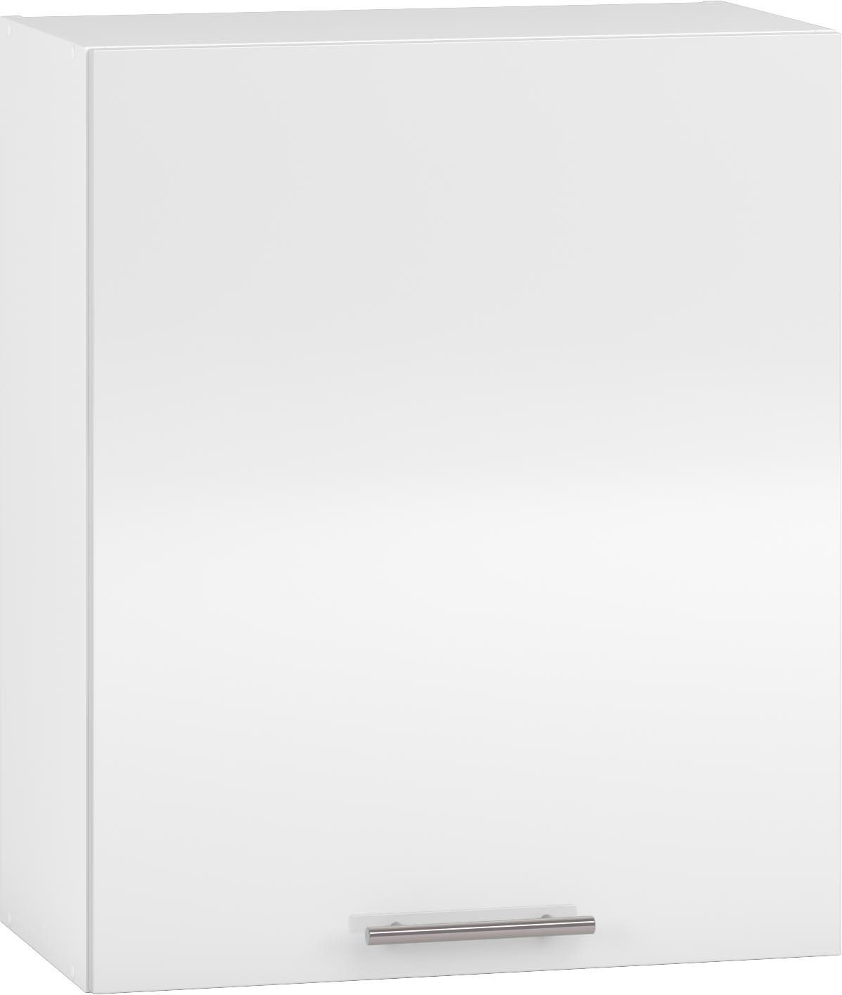 Szafka kuchenna VENTO G-60/72, biała, połysk – zdjęcie z przodu.