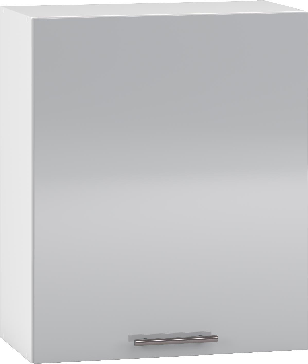 Przedni widok szafki kuchennej VENTO G-60/72 w jasnym popielu z metalowym uchwytem.