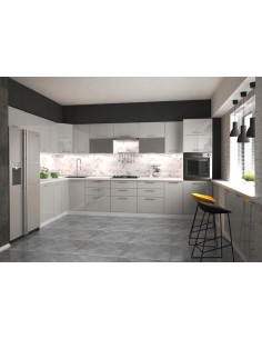 VENTO G-80/72 Szafka Kuchenna Górna 80cm Jasny Popiel Połysk 2