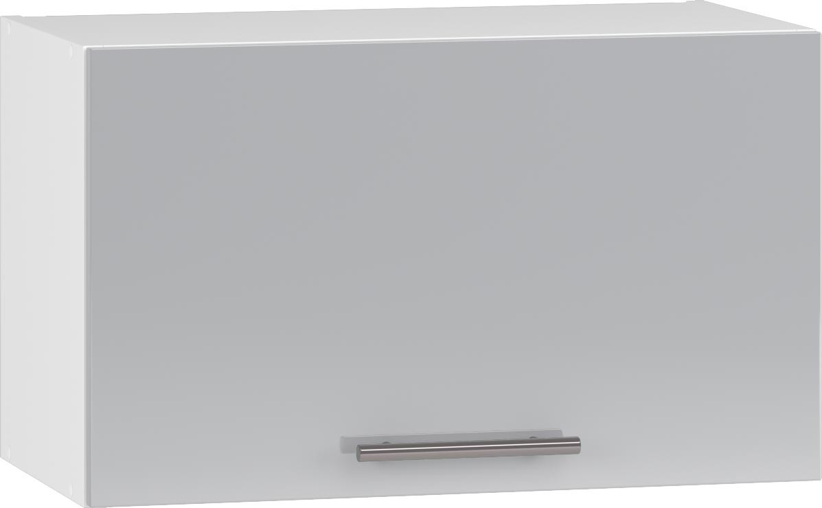 Szafka kuchenna VENTO GO 60/36, biała z szarym frontem, widok z przodu.