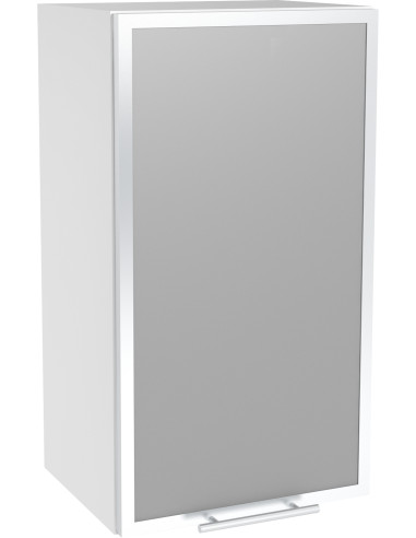 VENTO GV40 Szafka Górna z Szkłem Lewa 40cm Biała - Design i Jasność