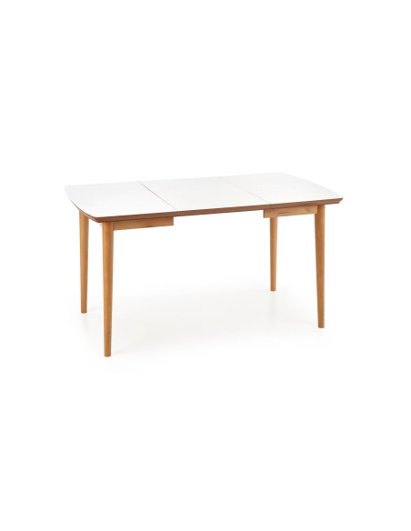 BARRET Stół Rozkładany 90-190cm Biały/Dąb Lefkas - Stylowa Funkcjonalność