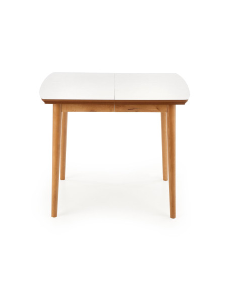 BARRET Stół Rozkładany 90-190cm Biały/Dąb Lefkas - Stylowa Funkcjonalność