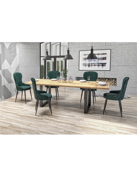 RADUS Stół 140x85 Drewno Dębowe/Dąb Naturalny - Stabilność i Elegancja