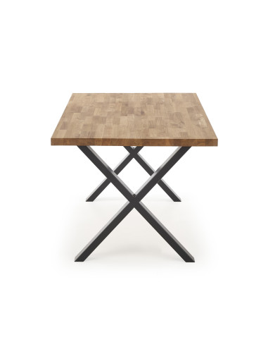 APEX Stół 160x90 Drewno Dębowe/Dąb Naturalny - Elegancja i Przestronność