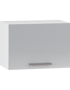 VENTO GO-50/36 Górna Szafka Okapowa 50 cm Biała/Jasny Popiel Połysk