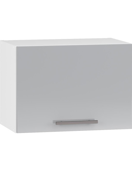 VENTO GO-50/36 Górna Szafka Okapowa 50 cm Biała/Jasny Popiel Połysk