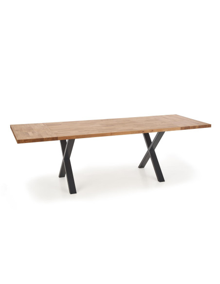 APEX Stół 160x90 Drewno Dębowe/Dąb Naturalny - Elegancja i Przestronność