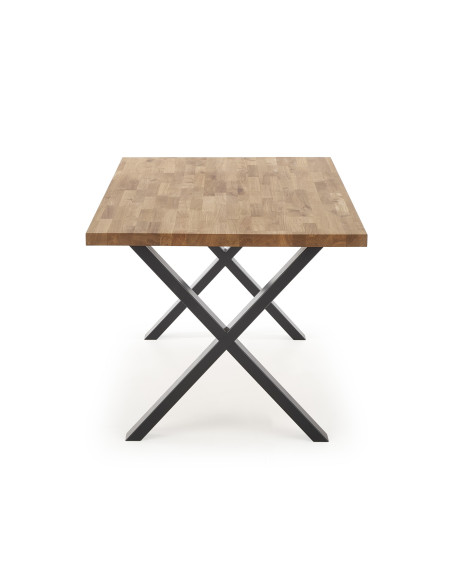 APEX Stół 160x90 Drewno Dębowe/Dąb Naturalny - Elegancja i Przestronność