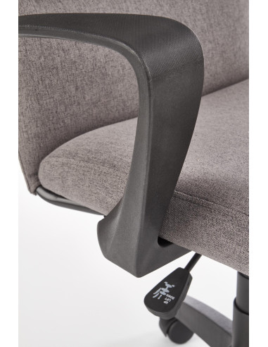 Fotel pracowniczy INGO popielaty
