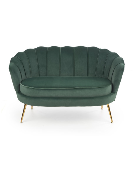 AMORINITO XL Fotel Wypoczynkowy Zielony Velvet/Złote Nóżki- Komfort i Luksus XL