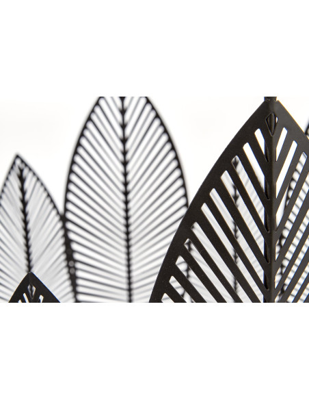 Zestaw 2 ław ANDRADE naturalny / czarny