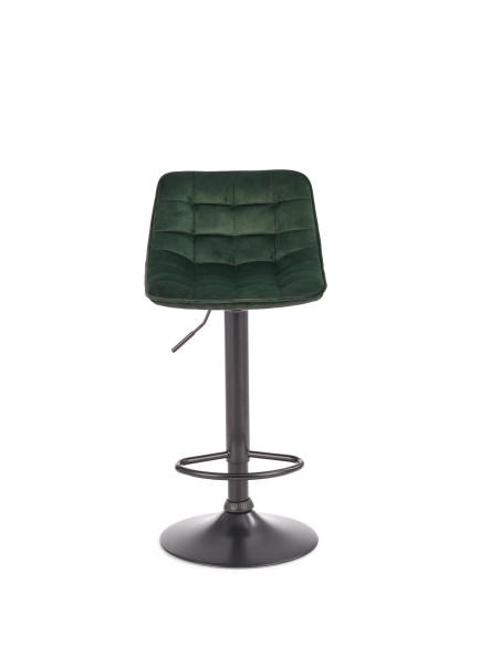 H95 Hoker Ciemna Pikowana Zieleń VELVET / Czarny - Nowoczesność w Barze