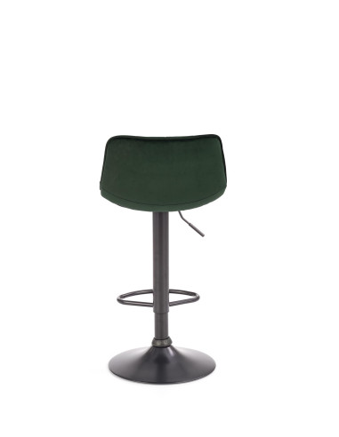 H95 Hoker Ciemna Pikowana Zieleń VELVET / Czarny - Nowoczesność w Barze