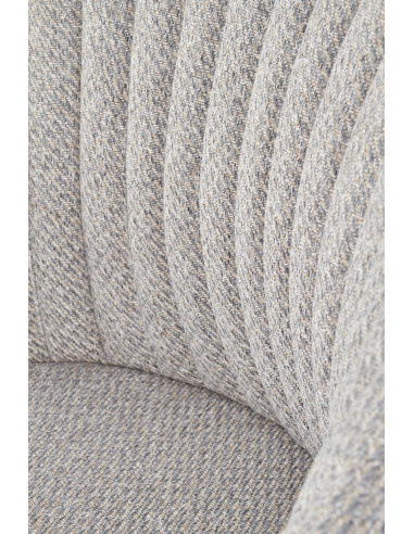 Krzesło pikowane CH/357 tkanina popiel