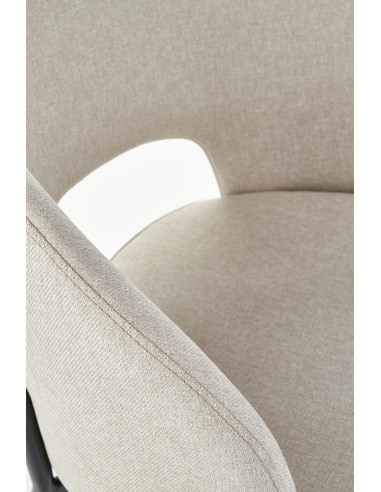 K373 Krzesło Kubełkowe Beżowe - Neutralny Kolor dla Każdego Wnętrza