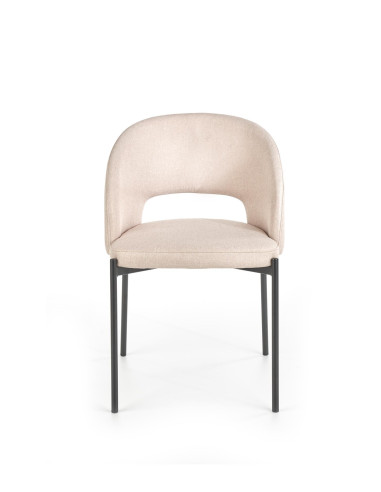 K373 Krzesło Kubełkowe Beżowe - Neutralny Kolor dla Każdego Wnętrza