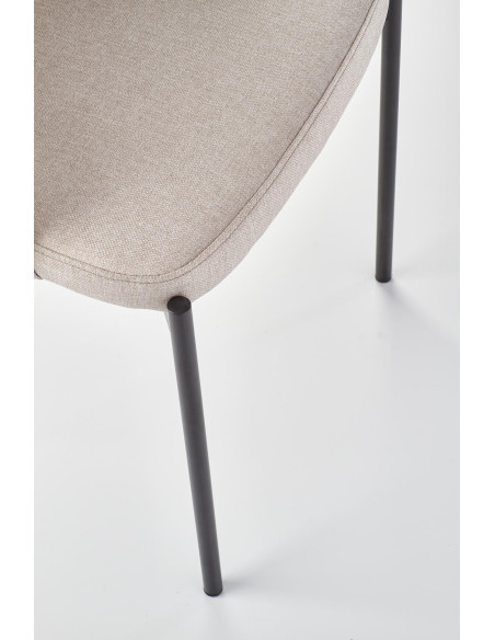 K373 Krzesło Kubełkowe Beżowe - Neutralny Kolor dla Każdego Wnętrza