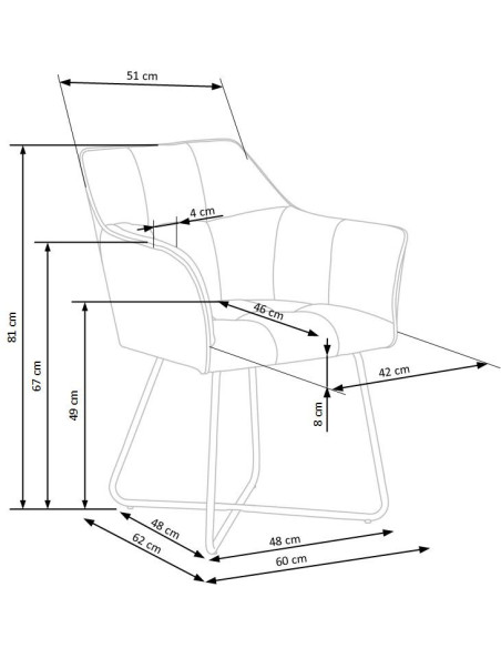 K377 Krzesło Velvet Beżowy - Ciepło i Komfort w Eleganckiej Formie