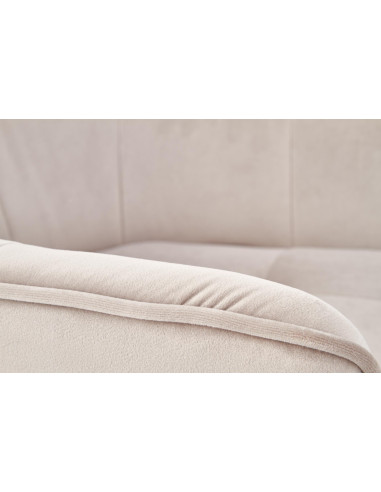 K377 Krzesło Velvet Beżowy - Ciepło i Komfort w Eleganckiej Formie