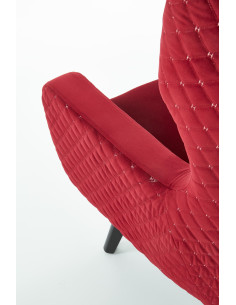 MARVEL Fotel Wypoczynkowy USZAK Bordowy Velvet - Luksus i Głębia Koloru 2