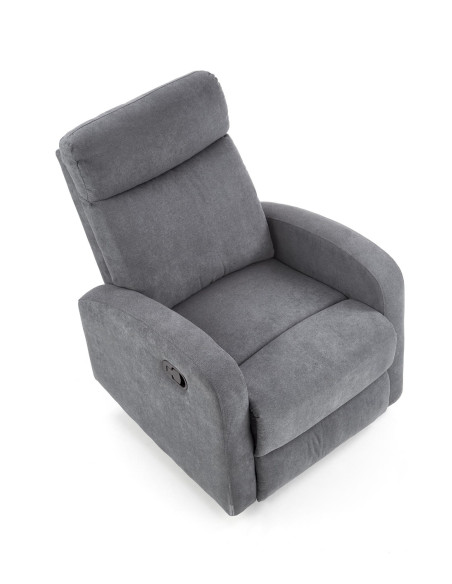 OSLO 1S Fotel Rozkładany Ciemny Popiel - Nowoczesność i Wygoda