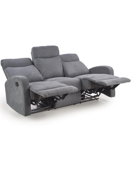 OSLO 3S Sofa Rozkładana Trzyosobowa Ciemny Popiel - Przestrzeń i Komfort