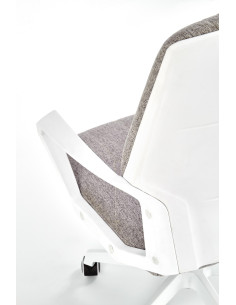 SPIN Fotel Biurowy Beżowy/Biały - Elegancja w Biurze 2