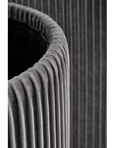 MONTY Zestaw 2 Puf Popielaty VELVET/ Złota Podstawa Dodająca Szyku