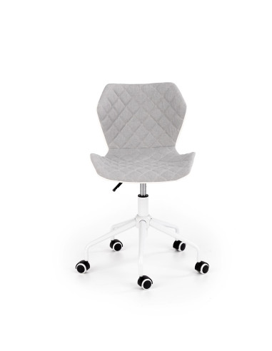 MATRIX 3 Fotel Młodzieżowy Jasny Popiel/Biały - Komfort i Styl