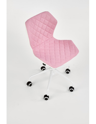 MATRIX 3 Fotel Młodzieżowy Jasny Różowy/Biały - Słodki Akcent w Pokoju