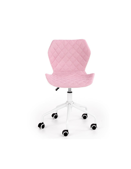 MATRIX 3 Fotel Młodzieżowy Jasny Różowy/Biały - Słodki Akcent w Pokoju