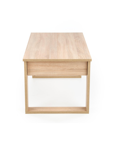 NEA Ława Prostokątna Sonoma 110/60/52 cm z 2 Szufladami - Ujmujący Design