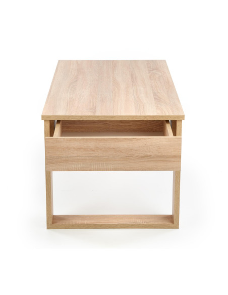 NEA Ława Prostokątna Sonoma 110/60/52 cm z 2 Szufladami - Ujmujący Design