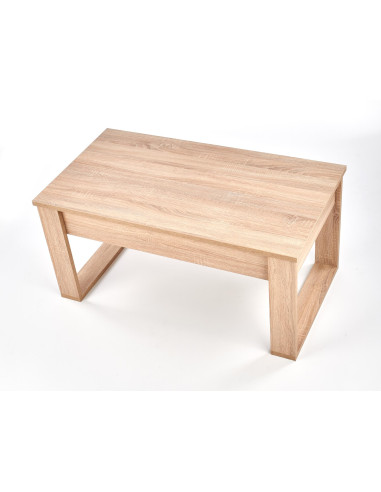 NEA Ława Prostokątna Sonoma 110/60/52 cm z 2 Szufladami - Ujmujący Design