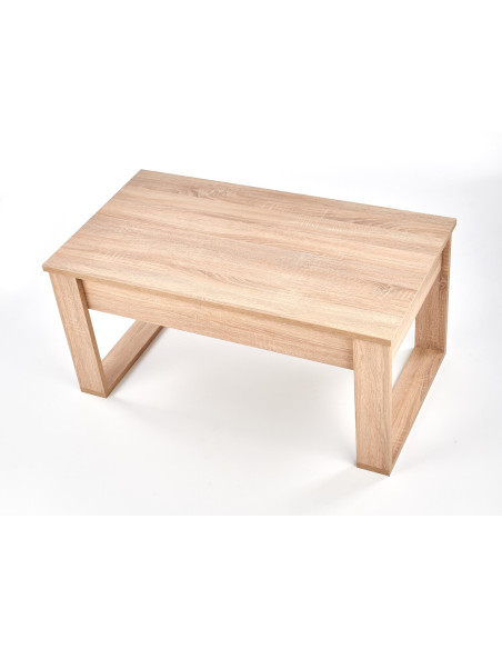 NEA Ława Prostokątna Sonoma 110/60/52 cm z 2 Szufladami - Ujmujący Design