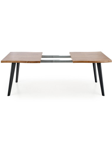 DICKSON Stół Rozkładany 150-210cm Dąb Naturalny/Czarny - Przestrzeń i Styl