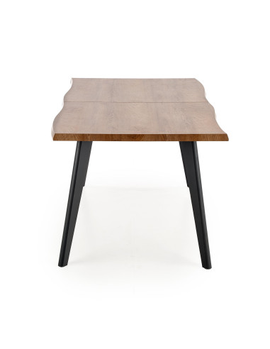 DICKSON Stół Rozkładany 150-210cm Dąb Naturalny/Czarny - Przestrzeń i Styl