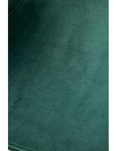 Krzesło CH/379 VELVET ciemna zieleń / czarny / złoty połysk