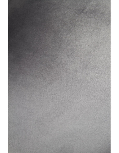 K379 Krzesło Popielate VELVET / Złoty - Elegancja i Blask