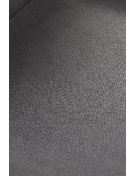 K381 Krzesło Popielate VELVET / Złote Chromowane Nogi - Prestiż i Wygoda