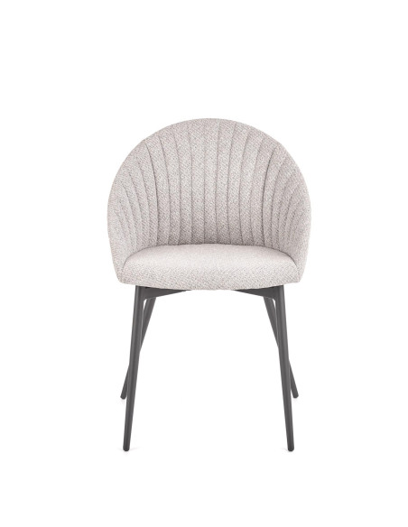 Krzesło pikowane CH/357 tkanina popiel