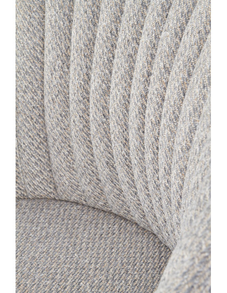 Krzesło pikowane CH/357 tkanina popiel