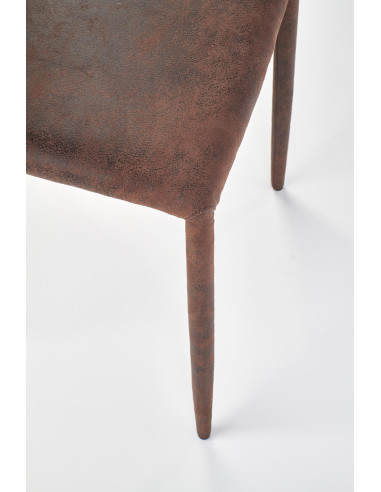 Krzesło K/375 Eco skóra / ciemny brązowy