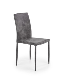 Krzesło CH/375 Eco skóra / ciemny popielaty