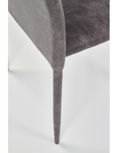 Krzesło K/375 Eco skóra / ciemny popielaty