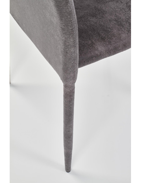 Krzesło K/375 Eco skóra / ciemny popielaty
