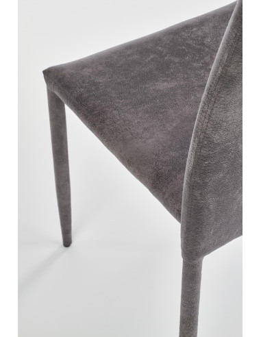 Krzesło K/375 Eco skóra / ciemny popielaty